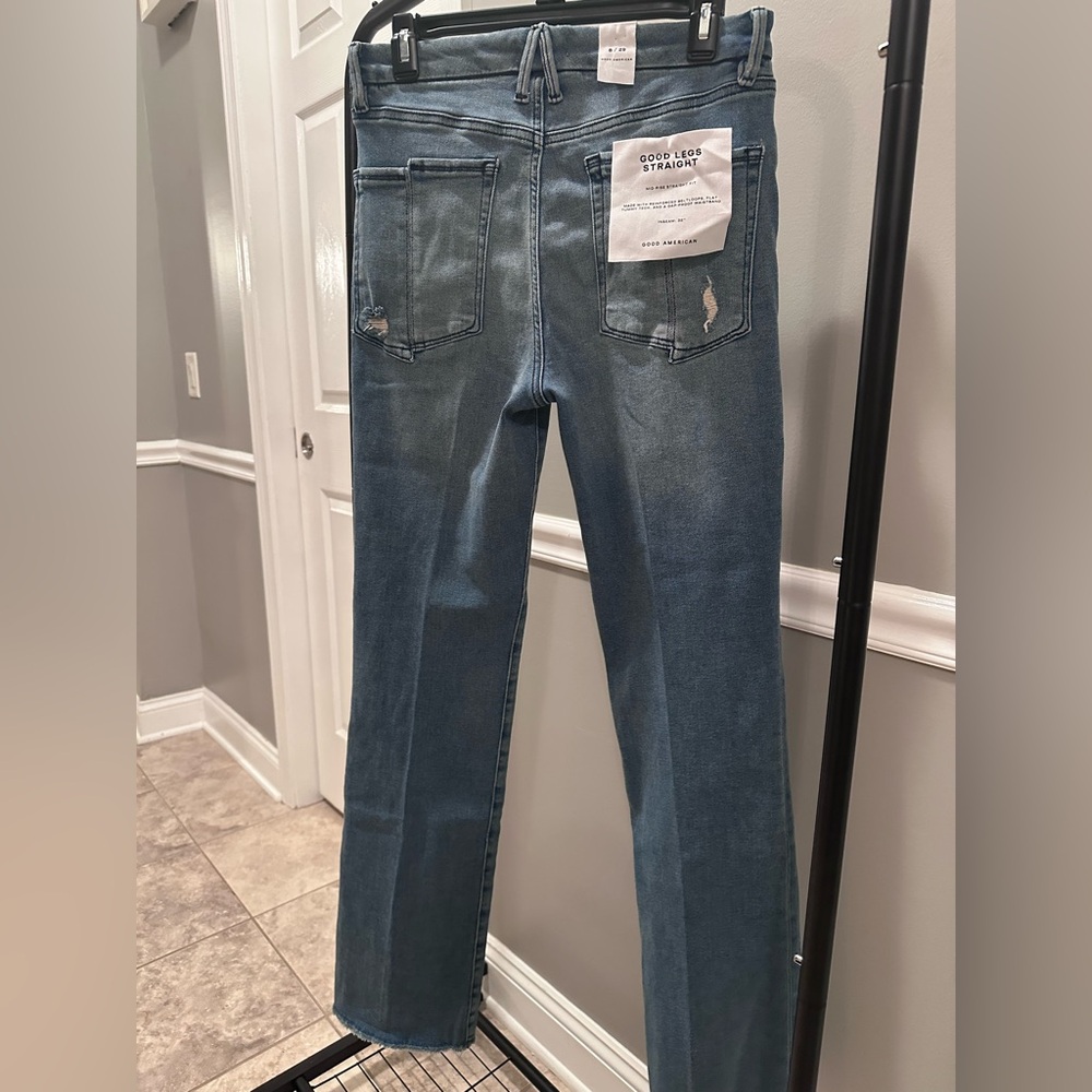 GOOD AMERICAN - Good Legs- Classic Blue Women's Jeans - Picture 6 of 16